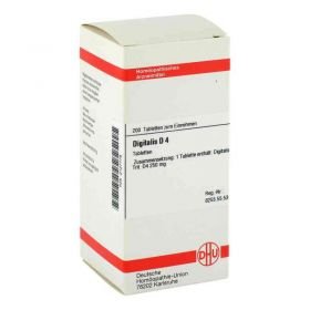 Digitalis D 4 Tabletten (200 stk) – PZN 2127779 из Германии