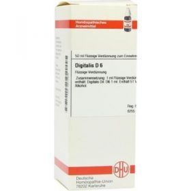 Digitalis D 6 Dilution (50 ml) – PZN 2612859 из Германии