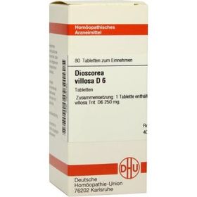 Dioscorea Villosa D 6 Tabletten (80 stk) – PZN 2629765 из Германии