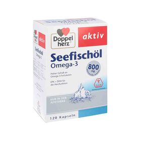 Doppelherz Seefischöl Omega-3 800 mg Kapseln (120 stk) – PZN 6583652 из Германии