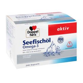 Doppelherz Seefischöl Omega-3 800 mg Kapseln (240 stk) – PZN 6583669 из Германии