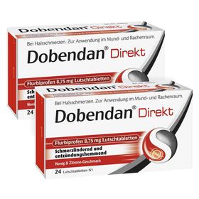 Dobendan Direkt Flurbiprofen 8,75 mg Lutschtabletten   (2x24 stk) – PZN 8100050 из Германии