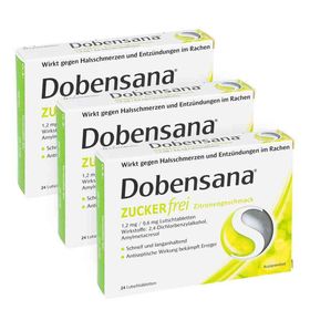 Dobensana Zuckerfrei Zitronengeschmack 1,2mg 0,6mg (3x24 Pck) – PZN 8100121 из Германии