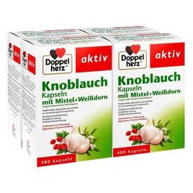 Doppelherz aktiv Knoblauch mit MistelWeißdorn (4x480 stk) – PZN 8100280 из Германии