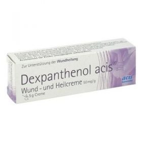 Dexpanthenol acis Wund- und Heilcreme 50mg/g (5 g) – PZN 8862758 из Германии