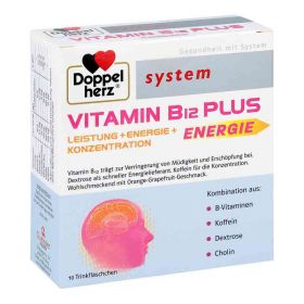 Doppelherz Vitamin B12 Plus system Trinkampullen (10X25 ml) – PZN 9071390 из Германии