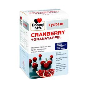 Doppelherz Cranberry + Granatapfel system Kapseln (60 stk) – PZN 9726299 из Германии