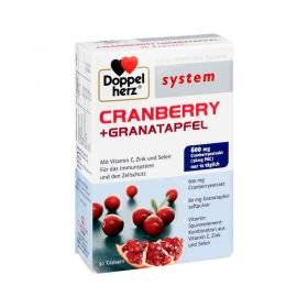 Doppelherz Cranberry + Granatapfel system Kapseln (30 stk) – PZN 9764934 из Германии
