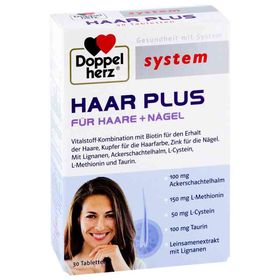 Doppelherz Haar Plus system Tabletten (30 stk) – PZN 10067548 из Германии