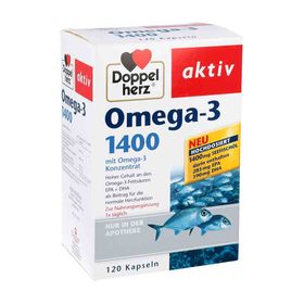 Doppelherz Omega-3 1.400 Kapseln (120 stk) – PZN 10532502 из Германии