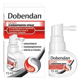 Dobendan Direkt Flurbiprofen Spray 8,75mg/dos.mund (15 ml) – PZN 11024417 из Германии