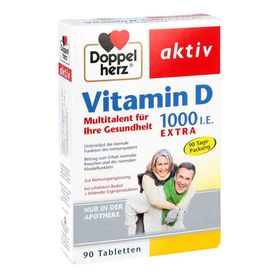 Doppelherz Vitamin D 1.000 I.e. Extra Tabletten (90 stk) – PZN 11119885 из Германии