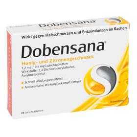 Dobensana Honig und Zitronengeschmack 1,2mg/0,6mg (24 stk) – PZN 11128039 из Германии
