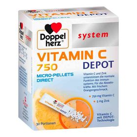 Doppelherz Vitamin C 750 Depot system Pellets (30 stk) – PZN 11157124 из Германии