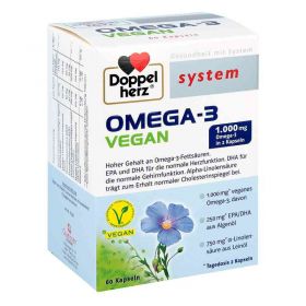 Doppelherz Omega-3 vegan system Kapseln (60 stk) – PZN 11297919 из Германии