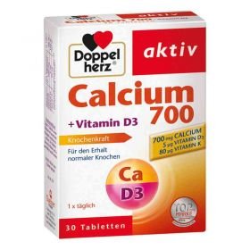 Doppelherz Calcium 700+vitamin D3 Tabletten (30 stk) – PZN 11346368 из Германии