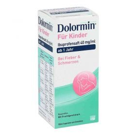 Dolormin für Kinder Ibuprofensaft 40mg/ml (100 ml) – PZN 11528543 из Германии