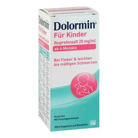 Dolormin für Kinder Ibuprofensaft 20 mg/ml Suspension  (100 ml) – PZN 11542939 из Германии