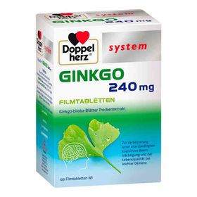 Doppelherz Ginkgo 240mg system (120 stk) – PZN 12346979 из Германии