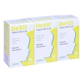 Devit Tropfen 2400 I.e./ml Tropfen zum Einnehmen (3X10 ml) – PZN 12426566 из Германии