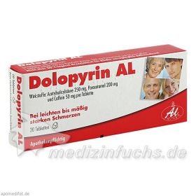 Dolopyrin AL, 20 ST – PZN 190791 из Германии