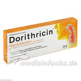 DORITHRICIN Halstabletten, 20 ST – PZN 2339234 из Германии