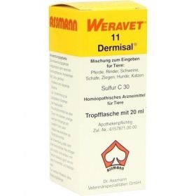 DERMISAL 11 Tropfen vet., 20 ML – PZN 2538620 из Германии