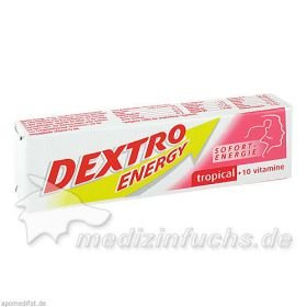 DEXTRO ENERGY Tropical + 10 Vitamine Stange, 1 ST – PZN 2582176 из Германии