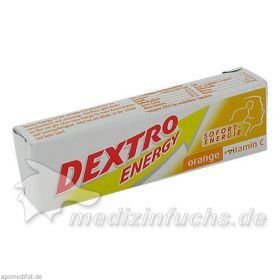 DEXTRO ENERGY ORANGE + VITAMIN A.C.E STANGE, 1 ST – PZN 2582182 из Германии