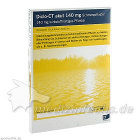 DICLO-CT akut 140 mg Schmerzpflaster, 5 ST – PZN 2595799 из Германии