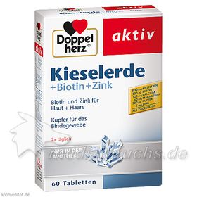Doppelherz Kieselerde + Biotin, 60 ST – PZN 263432 из Германии