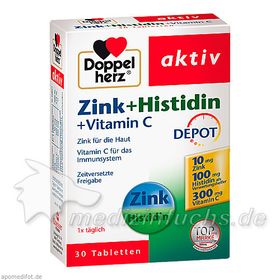 Doppelherz Zink + Histidin Depot, 30 ST – PZN 2898732 из Германии