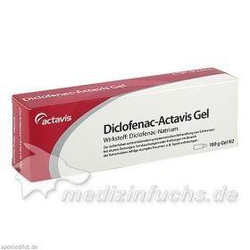 DICLOFENAC Actavis Gel, 100 G – PZN 3720054 из Германии