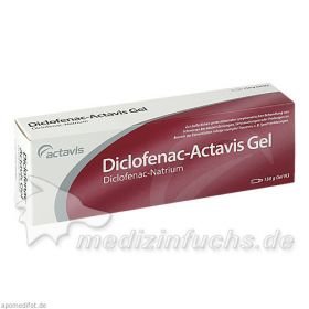 DICLOFENAC Actavis Gel, 150 G – PZN 3720060 из Германии