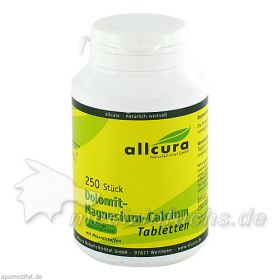DOLOMIT MAGNESIUM CALCIUM, 250 ST – PZN 3994923 из Германии