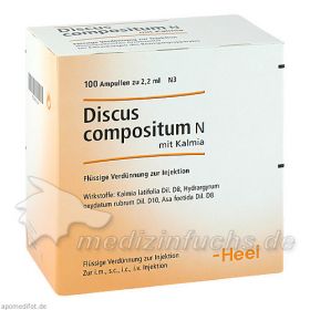 Discus compositum N mit Kalmia, 100 ST – PZN 4031144 из Германии
