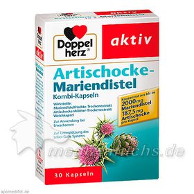 Doppelherz Artischocke+Mariendistel, 30 ST – PZN 4044715 из Германии