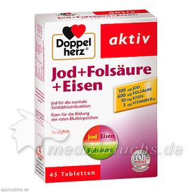 Doppelherz Jod+Folsäure+Eisen, 45 ST – PZN 4047122 из Германии