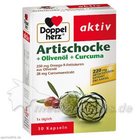 Doppelherz Artischocke + Olivenöl + Curcuma, 30 ST – PZN 4700645 из Германии