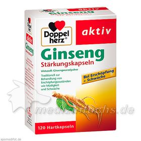DOPPELHERZ GINSENG STAERKUNGSKAPSELN, 120 ST – PZN 4798992 из Германии