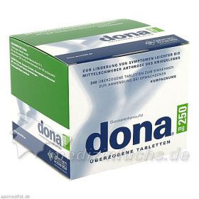 DONA 250mg überzogene Tabletten, 240 ST – PZN 4851108 из Германии