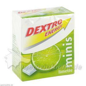 DEXTRO ENERGY minis Limette, 50 G – PZN 5387943 из Германии