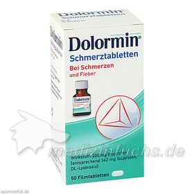Dolormin, 50 ST – PZN 624255 из Германии