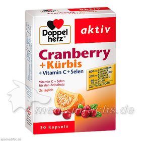 Doppelherz Cranberry + Kürbis, 30 ST – PZN 6445453 из Германии