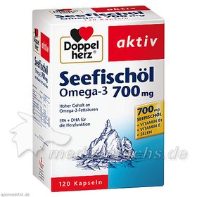 Doppelherz Seefischöl Omega-3 700mg, 120 ST – PZN 6583646 из Германии