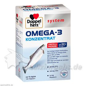 Doppelherz Omega-3 Konzentrat system, 120 ST – PZN 7625016 из Германии