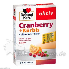 Doppelherz Cranberry + Kürbis Kaps., 60 ST – PZN 7625074 из Германии