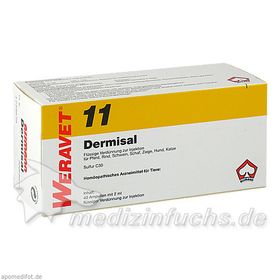 DERMISAL 11 Ampullen vet., 4X10X2 ML – PZN 7734573 из Германии