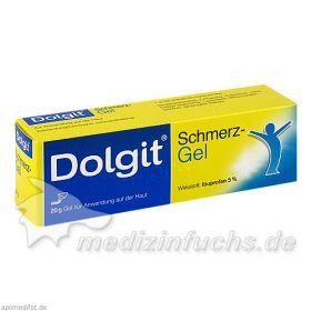 Dolgit Schmerzgel, 20 G – PZN 8541801 из Германии