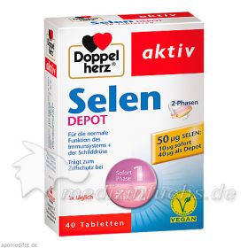 Doppelherz Selen 2-Phasen DEPOT, 40 ST – PZN 896539 из Германии